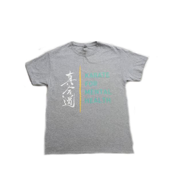 Karate For Mental Health T- shirt (Grey)